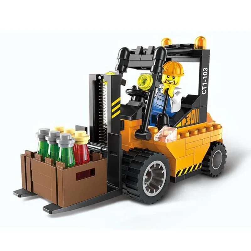City Series Forklift Truck Building Blocks City Construction Blocks Toy for Children Kids Christmas Gift
City Series Forklift Truck Building Blocks City Construction Blocks Toy for Children Kids Christmas Gift