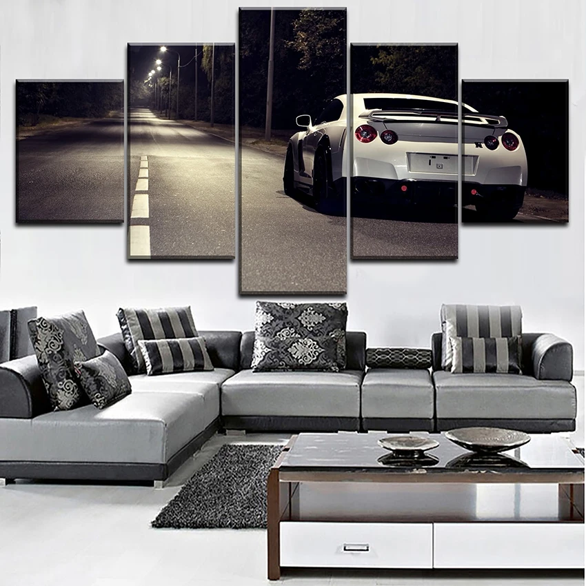 Modern Canvas Wall Art Home Decorative For Living Room HD Printed Modular Type Poster 5 Pieces Nissa Skyline Gtr Car Painting
Modern Canvas Wall Art Home Decorative For Living Room HD Printed Modular Type Poster 5 Pieces Nissa Skyline Gtr Car Painting