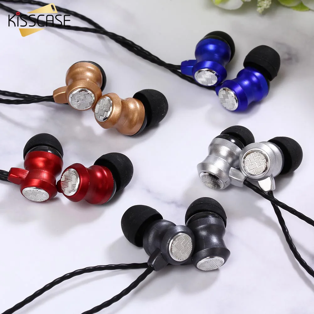 KISSCASE Fashion Colorful Wired Earphone Super Bass In-ear Earphone With Microphone Earbud Headset For Universal Smart Devices
KISSCASE Fashion Colorful Wired Earphone Super Bass In-ear Earphone With Microphone Earbud Headset For Universal Smart Devices
