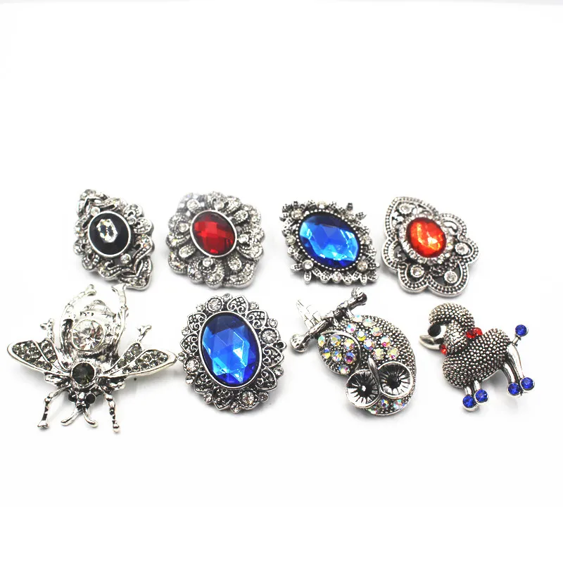 Mix 10pcs/lot Rhinestone Elephant Many Styles 18-22mm Big Alloy Snap Buttons Fit Women Snap Bracelets Watches Snap DIY Jewelry
Mix 10pcs/lot Rhinestone Elephant Many Styles 18-22mm Big Alloy Snap Buttons Fit Women Snap Bracelets Watches Snap DIY Jewelry
