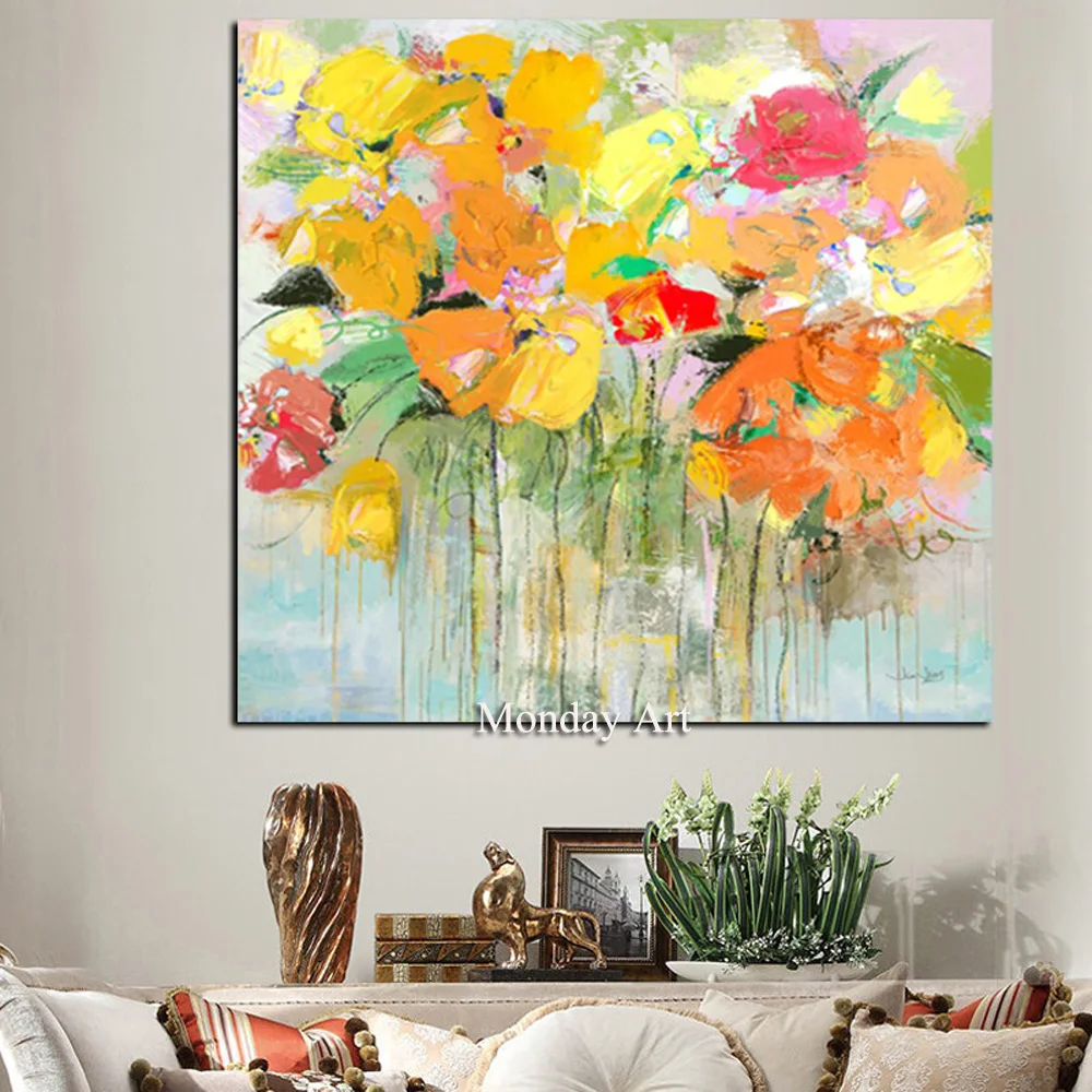 Unframed Handmade Texture Knife Flower Tree Abstract Modern Wall Art Oil Painting Canvas Home Wall Decor For Room Decoration
Unframed Handmade Texture Knife Flower Tree Abstract Modern Wall Art Oil Painting Canvas Home Wall Decor For Room Decoration