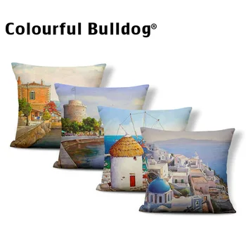 Aegean Sea Landscape Cushions Watercolor Greece Pillow Case Covers Ocean Yacht House Pillow With Cover 17.7Inch Burlap Fancy
Aegean Sea Landscape Cushions Watercolor Greece Pillow Case Covers Ocean Yacht House Pillow With Cover 17.7Inch Burlap Fancy