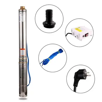 SHYLIYU 4" Deep Well Water Pump 40m cable 1.5Hp Stainless Steel Electric Submersible Bore Pump head 108m 1.25" Outlet 220V-240V
SHYLIYU 4" Deep Well Water Pump 40m cable 1.5Hp Stainless Steel Electric Submersible Bore Pump head 108m 1.25" Outlet 220V-240V