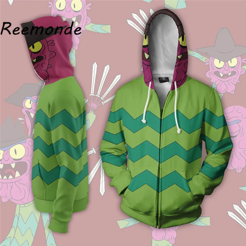 Rick And Morty Clothes Hoodie With Hat Men Hooded Sweatshirts Mens 3D Print Funny Cool Zipper Jackest Long Sleeves Hooded Tops
Rick And Morty Clothes Hoodie With Hat Men Hooded Sweatshirts Mens 3D Print Funny Cool Zipper Jackest Long Sleeves Hooded Tops