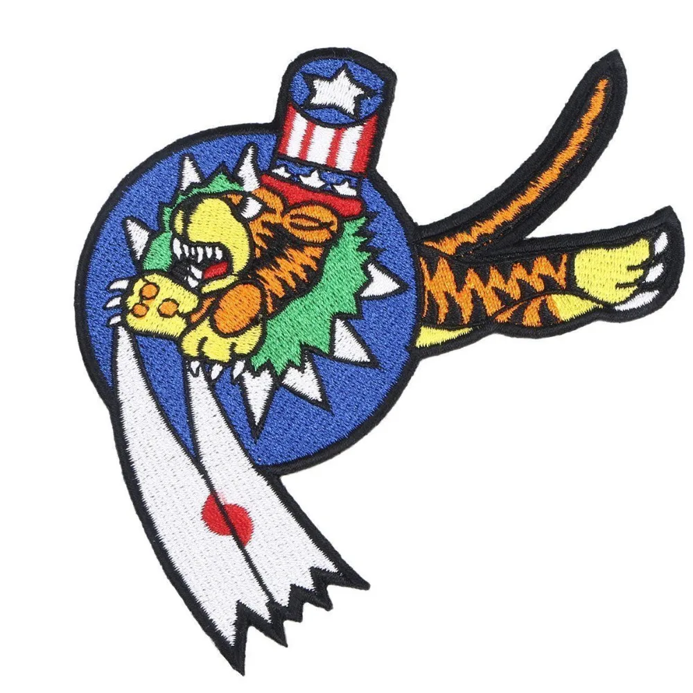 Летающие тигры Второй мировой войны патч ВВС армии США Тигры LEAPING TIGER-мировой
