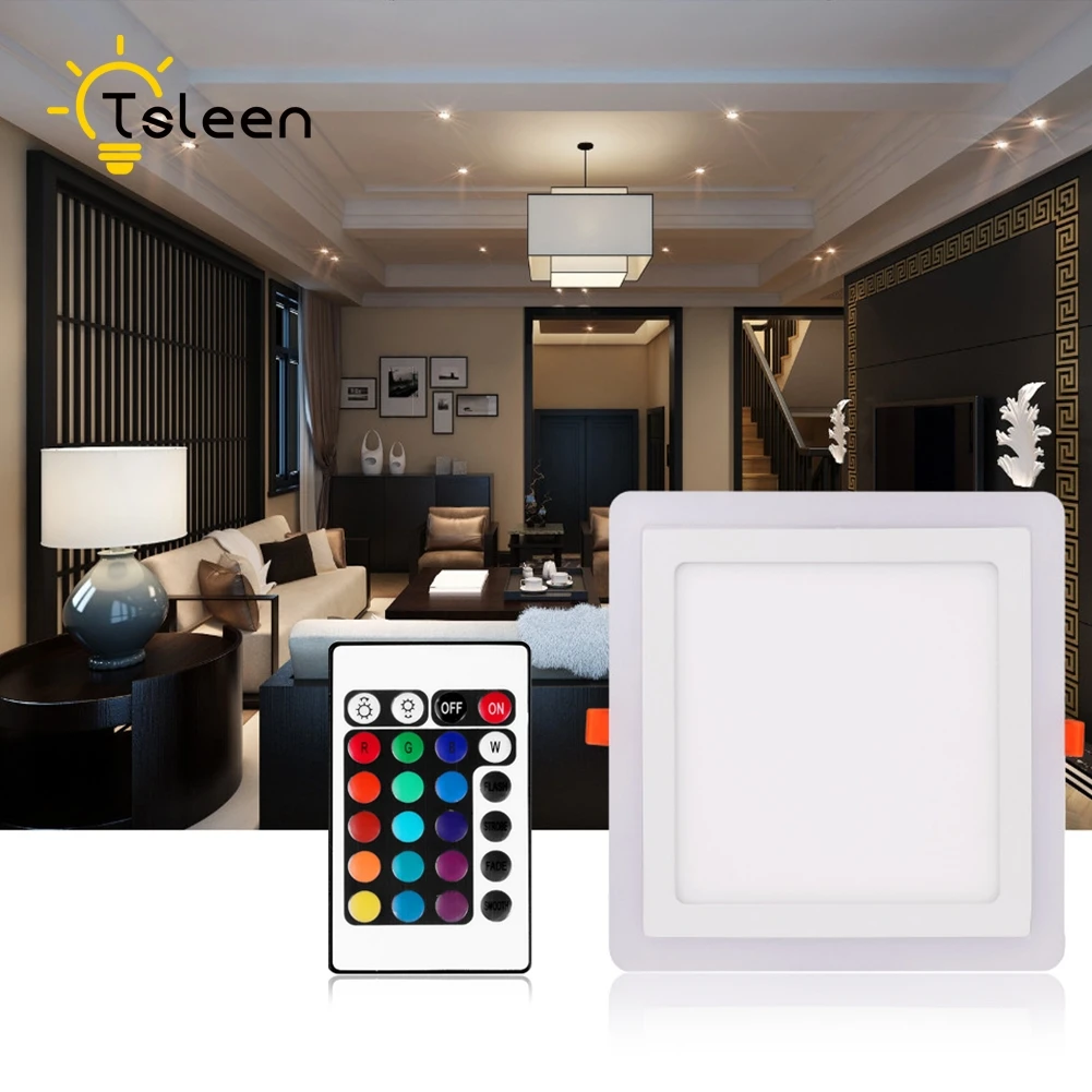 TSLEEN Dimmable Ceiling Light Bluetooth speaker LED Lamp 12W Colorful Party Lamp RGB Deco Bedroom Lighting Downlight Recessed
TSLEEN Dimmable Ceiling Light Bluetooth speaker LED Lamp 12W Colorful Party Lamp RGB Deco Bedroom Lighting Downlight Recessed