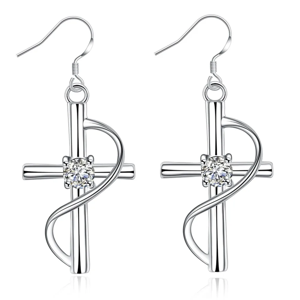 Free shipping Explosion models 925 sterling silver earrings Europe and America cross silver earrings 925 silver ear hook
Free shipping Explosion models 925 sterling silver earrings Europe and America cross silver earrings 925 silver ear hook