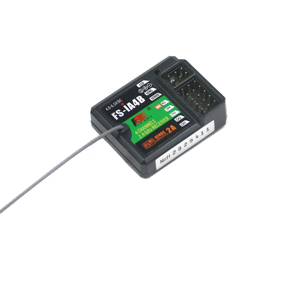 FlySky FS-IA4B 2.4G 4CH Receiver Support Data Backhaul PPM Output iBus Port for FS i4 i6 i10 iT4S Transmitter RC Car Boat
FlySky FS-IA4B 2.4G 4CH Receiver Support Data Backhaul PPM Output iBus Port for FS i4 i6 i10 iT4S Transmitter RC Car Boat