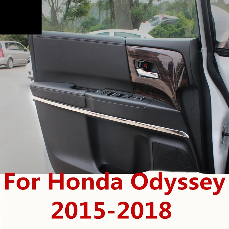 Для Honda Odyssey 2015-18 2 шт./компл. внутренняя оконная отделка из углеродного волокна
