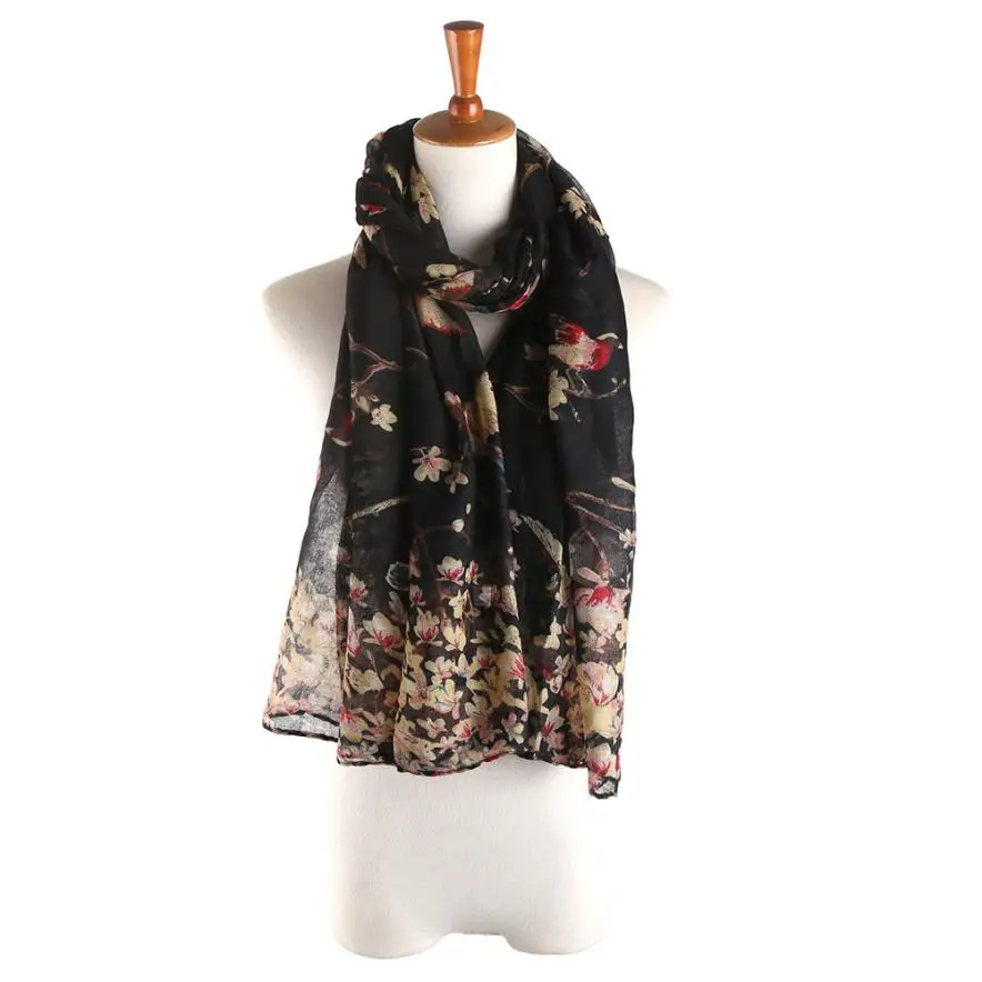 DROPSHIP 2019 New Arrival Fashion Women Scarf Long Shawl Warm Wrap Shawl Floral Bird Printed Ladies Elegant Scarf Freeship #J05
DROPSHIP 2019 New Arrival Fashion Women Scarf Long Shawl Warm Wrap Shawl Floral Bird Printed Ladies Elegant Scarf Freeship #J05