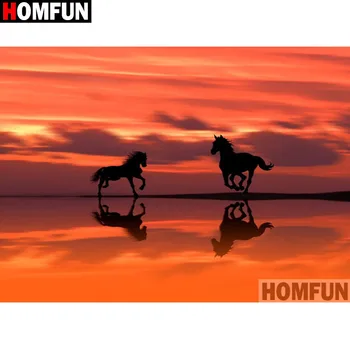 HOMFUN Full Square/Round Drill 5D DIY Diamond Painting "Animal horse" 3D Embroidery Cross Stitch 5D Home Decor Gift A17385
HOMFUN Full Square/Round Drill 5D DIY Diamond Painting "Animal horse" 3D Embroidery Cross Stitch 5D Home Decor Gift A17385