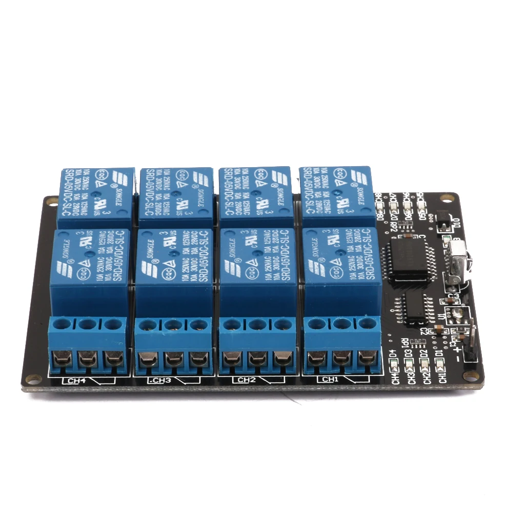 8CH 5V Wireless LED Relay Driver Self Locking Module with Infrared Remote 8CH 5V Wireless LED Relay Driver Self Locking Module with Infrared Remote