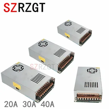 Lighting Transformer 20A 30A 40A 110-265V to 12V LED driver switch power supply adapter for LED strip
Lighting Transformer 20A 30A 40A 110-265V to 12V LED driver switch power supply adapter for LED strip