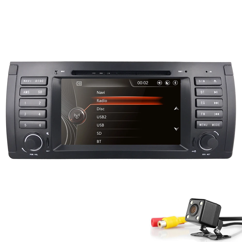 In stock Car DVD Radio For BMW E39 X5 E53 With GPS Bluetooth with USB Steering wheel control DAB+ TPMS DTV BT RDS Free Camera
In stock Car DVD Radio For BMW E39 X5 E53 With GPS Bluetooth with USB Steering wheel control DAB+ TPMS DTV BT RDS Free Camera