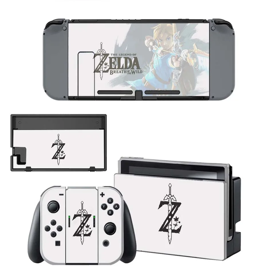 Nintend Switch Skin Protector Set The Legend of Zelda Breath of the Wild Vinyl Sticker for NS Switch Console and Controller
Nintend Switch Skin Protector Set The Legend of Zelda Breath of the Wild Vinyl Sticker for NS Switch Console and Controller