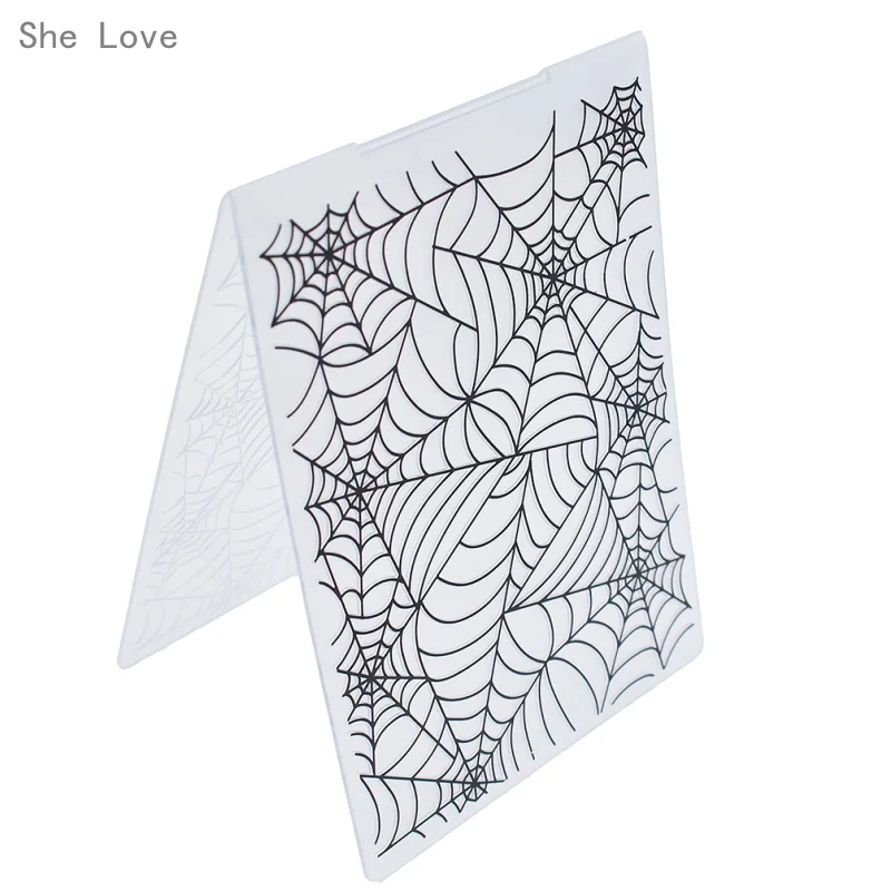 She Love Spiderweb Plastic Embossing Folder Template for Scrapbook Photo Album Christmas Card Cutting Dies Template Decor
She Love Spiderweb Plastic Embossing Folder Template for Scrapbook Photo Album Christmas Card Cutting Dies Template Decor