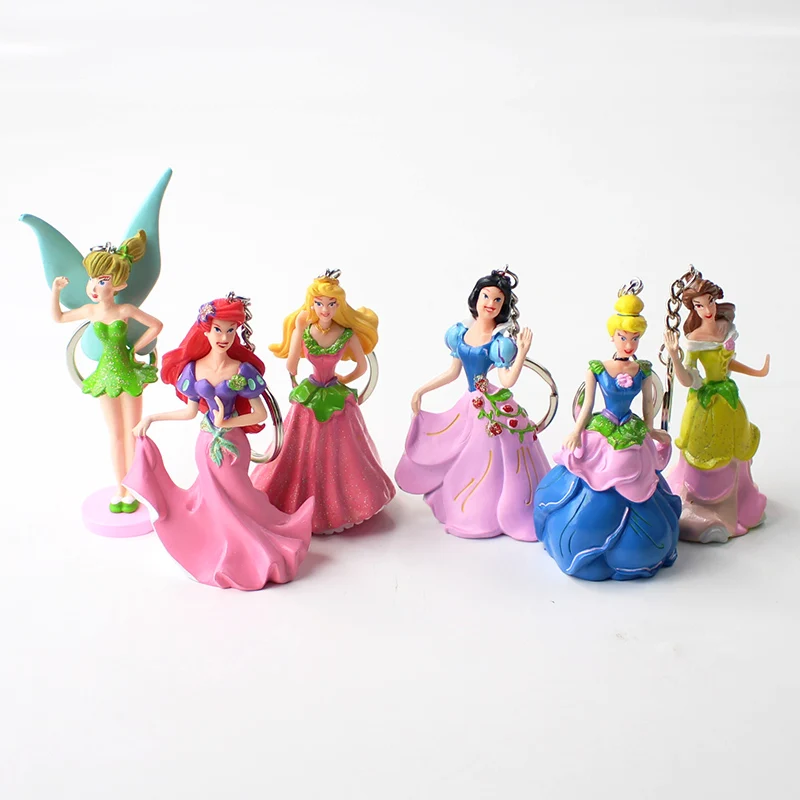 8cm 6pcs/lot Tinker Bell princess keychain figure model toy Snow White Aurora Ariel Tinker Bell Cinderella princess keychain toy
8cm 6pcs/lot Tinker Bell princess keychain figure model toy Snow White Aurora Ariel Tinker Bell Cinderella princess keychain toy