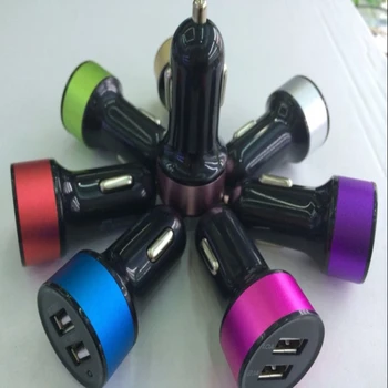 100pcs/lot 5V 2.1A+1A Dual USB 2 port auto mobile phone car charger Adapter for iphone 6 6S 7 5s for samsung htc
100pcs/lot 5V 2.1A+1A Dual USB 2 port auto mobile phone car charger Adapter for iphone 6 6S 7 5s for samsung htc