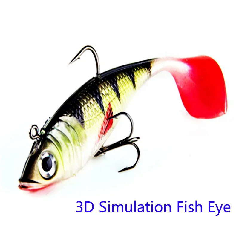 MX T-type Soft Fishtail Lure Fishing Bait Lead Inside Fish Body Fishing Bait Lures 10cm/18g Artificial Bait
MX T-type Soft Fishtail Lure Fishing Bait Lead Inside Fish Body Fishing Bait Lures 10cm/18g Artificial Bait