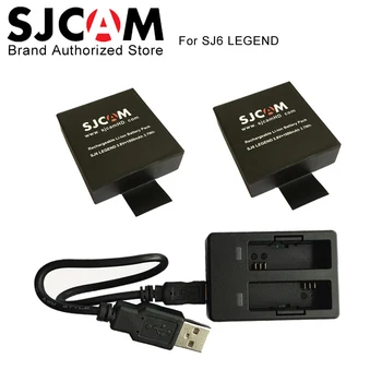 Original SJCAM SJ6 Battery 2PCS 1000mAh Rechargable Batteries+Dual Charger For SJ CAM SJ6 Legend Sport Action Camera Accessories
Original SJCAM SJ6 Battery 2PCS 1000mAh Rechargable Batteries+Dual Charger For SJ CAM SJ6 Legend Sport Action Camera Accessories