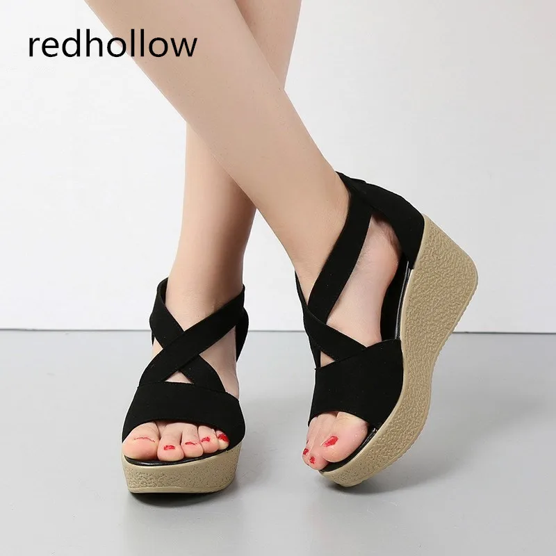 Summer Shoes Sandals Women 2019 Peep-Toe Fashion Wedges Shoes Sandals Women Shoes Sandalias Mujer High Quality Leather Shoes
Summer Shoes Sandals Women 2019 Peep-Toe Fashion Wedges Shoes Sandals Women Shoes Sandalias Mujer High Quality Leather Shoes