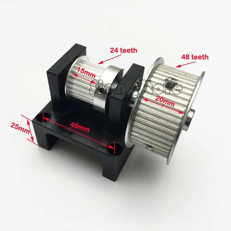 XL ( 2:1 ) Timing Belt Pulley Teeth ( 24 : 48 ) DIY Laser CNC Router Engraving and Cutting Machine Free Shipping
XL ( 2:1 ) Timing Belt Pulley Teeth ( 24 : 48 ) DIY Laser CNC Router Engraving and Cutting Machine Free Shipping