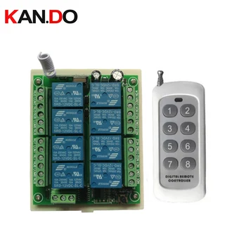 DC 12V 24V 8 CH Channels 8CH RF Wireless Remote Control Switch Remote Control System receiver transmitter 8CH Relay 315/433 MHz
DC 12V 24V 8 CH Channels 8CH RF Wireless Remote Control Switch Remote Control System receiver transmitter 8CH Relay 315/433 MHz