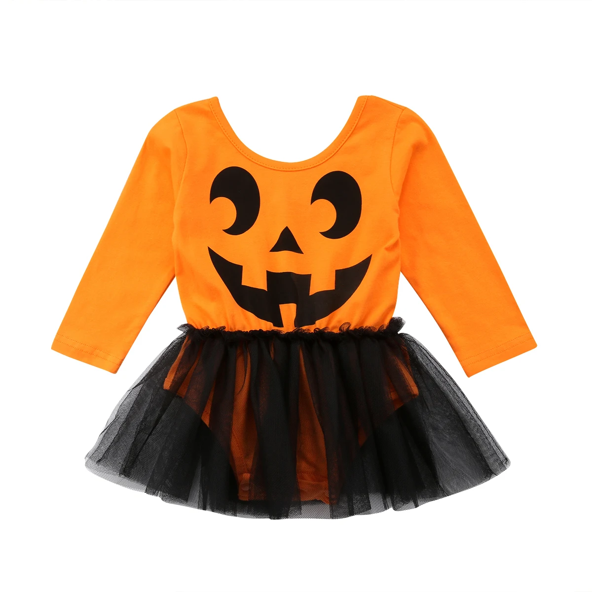 Halloween Pumpkin Baby Girls Romper Jumpsuit Long Sleeve Tutu Skirted Playsuit Newborn Baby Girl Clothing Free Shipping
Halloween Pumpkin Baby Girls Romper Jumpsuit Long Sleeve Tutu Skirted Playsuit Newborn Baby Girl Clothing Free Shipping