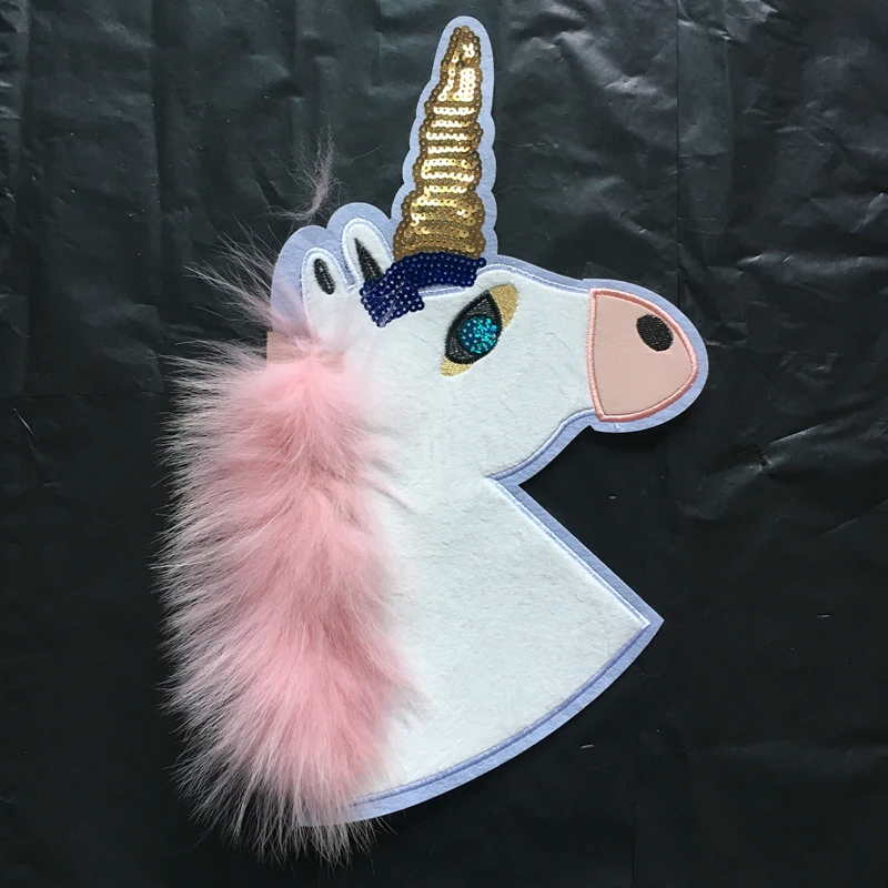 1PC Large Sequins Unicorn Patches Sewing Embroidered Cloth Patches DIY Jean Jacket Clothes Decorated Animal Horse Sequined Patch
1PC Large Sequins Unicorn Patches Sewing Embroidered Cloth Patches DIY Jean Jacket Clothes Decorated Animal Horse Sequined Patch