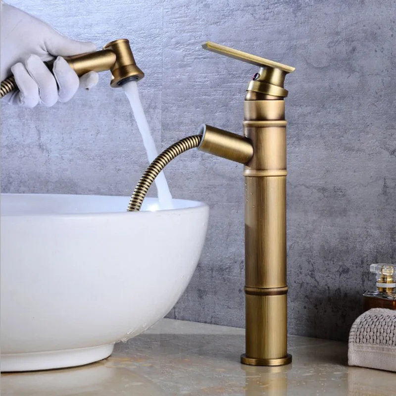 Euro-American retro-pull out faucet face basin tap art basin faucets ceramic antique retractable washer black faucet all copper
Euro-American retro-pull out faucet face basin tap art basin faucets ceramic antique retractable washer black faucet all copper