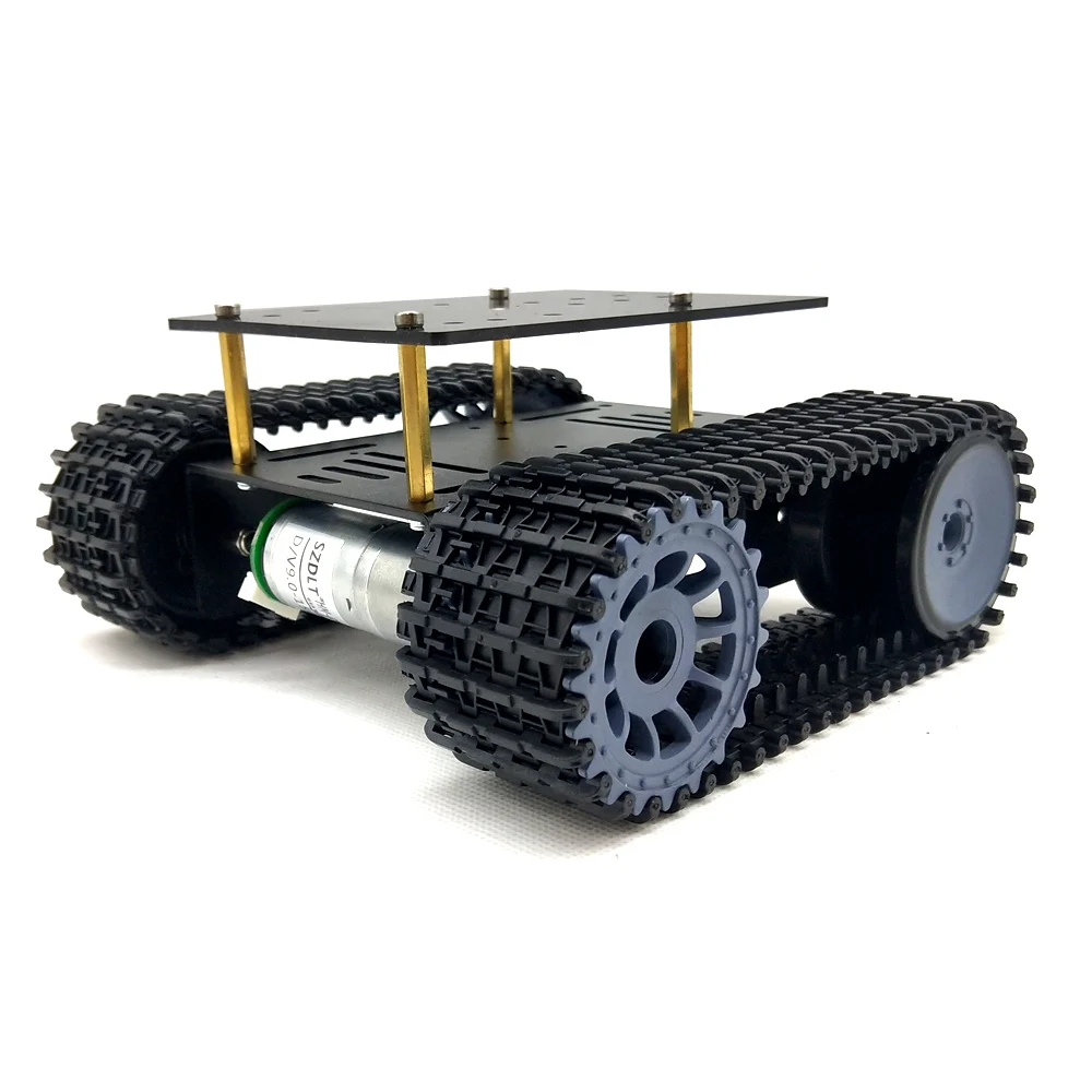 mini T10 Smart Robot Tank Chassis Tracked Car Platform with TT Motor for DIY Robot Toy Part
mini T10 Smart Robot Tank Chassis Tracked Car Platform with TT Motor for DIY Robot Toy Part