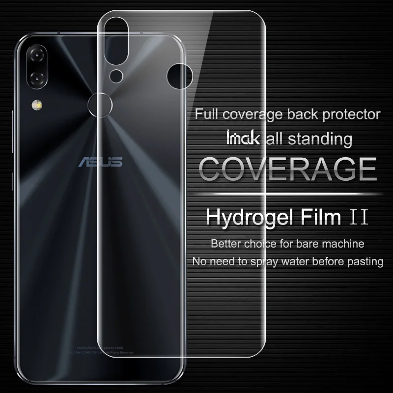 Imak Антибликовая Гидрогелевая пленка 2th Gener для Asus Zenfone 5 5z ZE620KL ZS620KL 3D Full Cover Protector