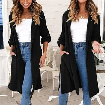 Fashion Women Trench Outerwear Sexy Ladies Long Sleeve Coats Slim Cardigan Tops Elegant Women Long Trench Overcoat
Fashion Women Trench Outerwear Sexy Ladies Long Sleeve Coats Slim Cardigan Tops Elegant Women Long Trench Overcoat