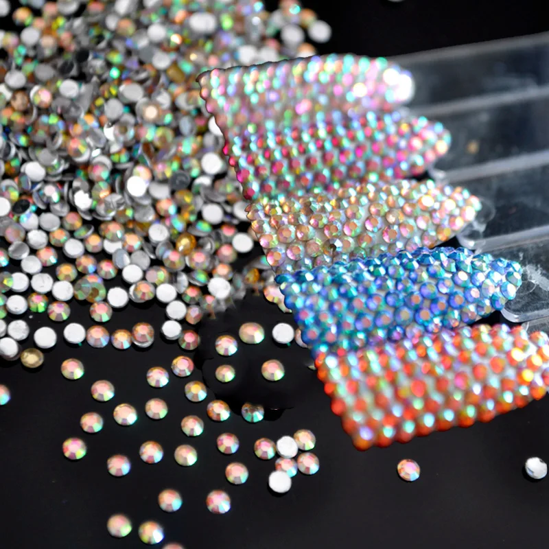 Hot Sale 1000pcs AB Magic Color 2mm Resin Rhinestone Gems Nail Art Phone Stick Rhinestones Non hotfix Use Glue
Hot Sale 1000pcs AB Magic Color 2mm Resin Rhinestone Gems Nail Art Phone Stick Rhinestones Non hotfix Use Glue