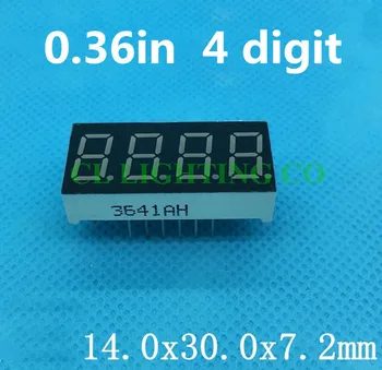 20pcs 4bit 4 bit Common Anode Positive Digital Tube 0.36" 0.36in. Red LED Display 7 Segment Digit
20pcs 4bit 4 bit Common Anode Positive Digital Tube 0.36" 0.36in. Red LED Display 7 Segment Digit