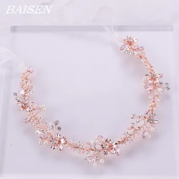 Rose Gold Flower Wedding Headband Bridal Hair Accessories Rhinestone Pearl Bride Head Band Headdress Women Accessories
Rose Gold Flower Wedding Headband Bridal Hair Accessories Rhinestone Pearl Bride Head Band Headdress Women Accessories