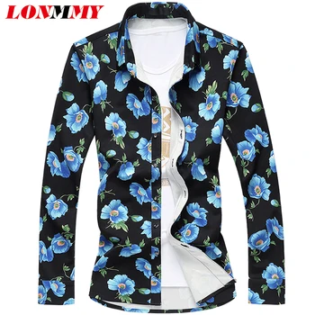 LONMMY Plus sizeL-6XL Long sleeve dress shirt mens Flower Floral Shirts men 65% cotton camisa social slim fit 2018 Spring summer
LONMMY Plus sizeL-6XL Long sleeve dress shirt mens Flower Floral Shirts men 65% cotton camisa social slim fit 2018 Spring summer