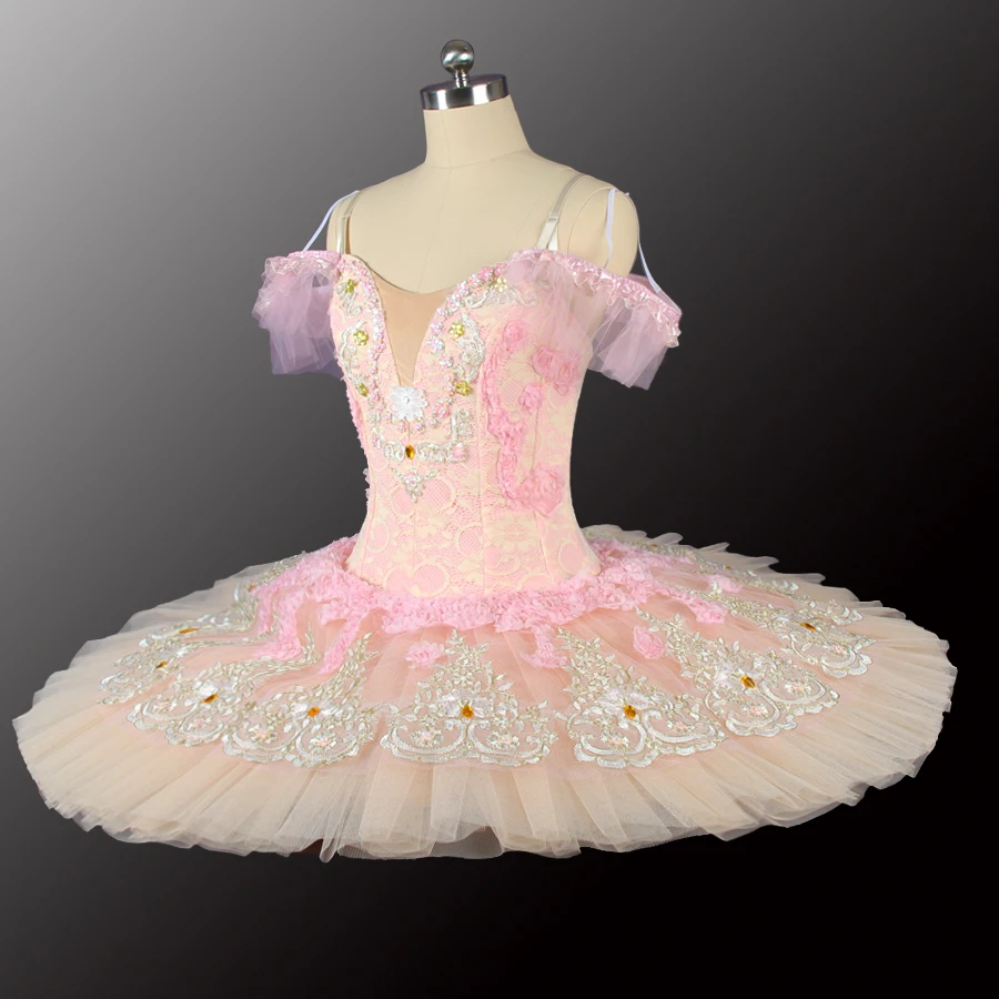 Fltoture-CT0256-Sleep-Beauty-Ballet-Costumes-Girls-Pink-Tutu-With-Lace-Child-Custom-Made-Ballet-Nutcracker