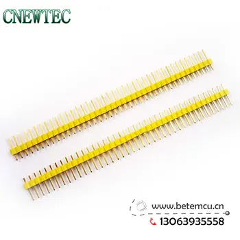 200pcs 1x40T 40Pin 2.54mm Gold-plated single row needles Straight Headers for PCB connection
200pcs 1x40T 40Pin 2.54mm Gold-plated single row needles Straight Headers for PCB connection