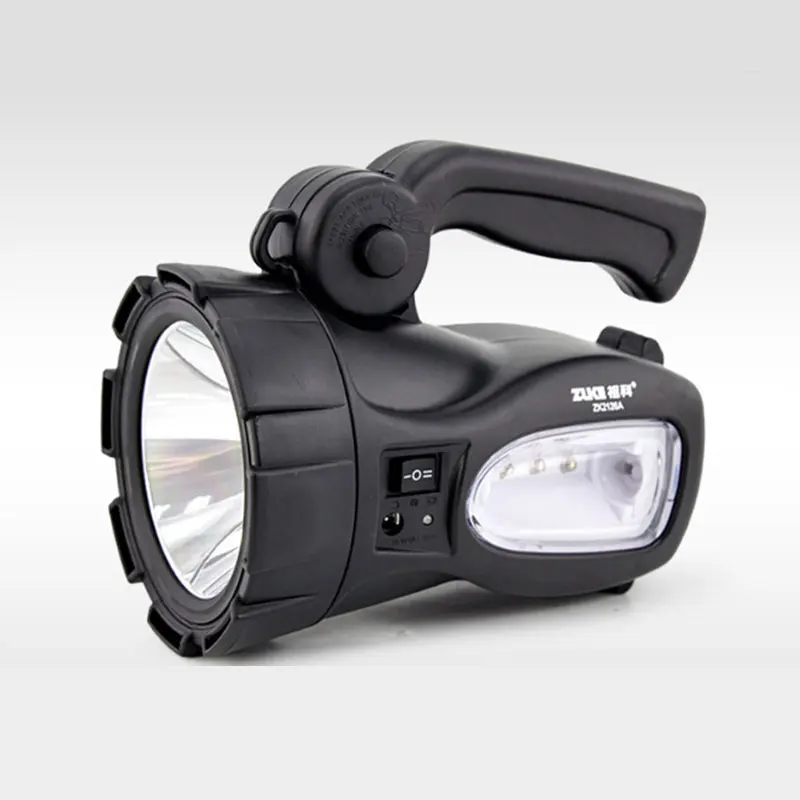 Rechargeable Bright LED Flashlight Torch High powered searchlights Built-in 2300mAh lithium battery Two working modes
Rechargeable Bright LED Flashlight Torch High powered searchlights Built-in 2300mAh lithium battery Two working modes