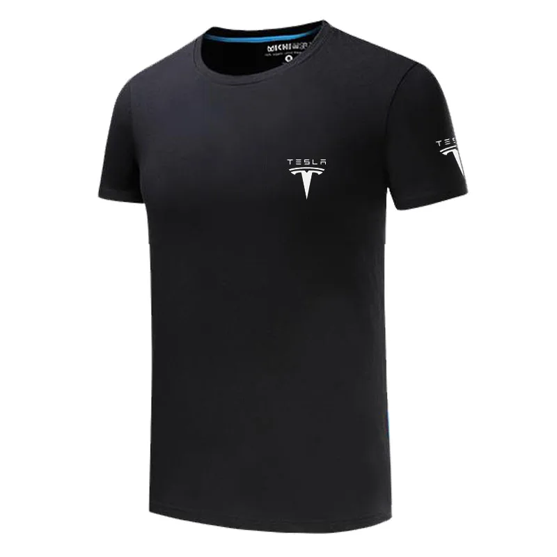 Tesla logo Print T-Shirt Short Sleeve Tshirts Tops T shirt homme Man cotton casual T shirts
Tesla logo Print T-Shirt Short Sleeve Tshirts Tops T shirt homme Man cotton casual T shirts