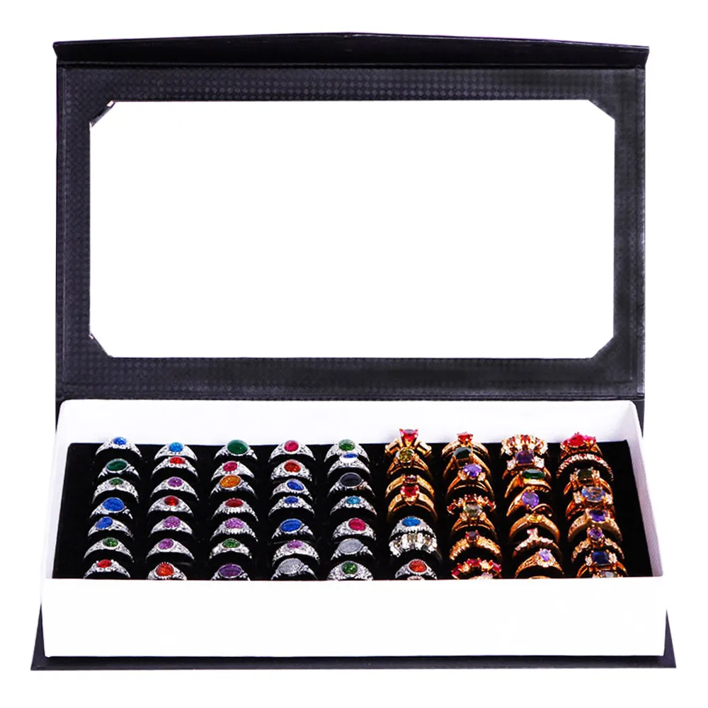 2018 High-grade 72 Slot Ring Box Velvet Jewelry Ring Display Case Box Jewelry Storage Gir Wome Accessory Jewelry
2018 High-grade 72 Slot Ring Box Velvet Jewelry Ring Display Case Box Jewelry Storage Gir Wome Accessory Jewelry