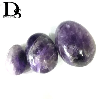 3Pcs Natural Amethyst Yoni Eggs Crystal Jade Massage Oval Ball For Women Kegel Exercise Pelvic Muscle Vaginal Tightening Body
3Pcs Natural Amethyst Yoni Eggs Crystal Jade Massage Oval Ball For Women Kegel Exercise Pelvic Muscle Vaginal Tightening Body
