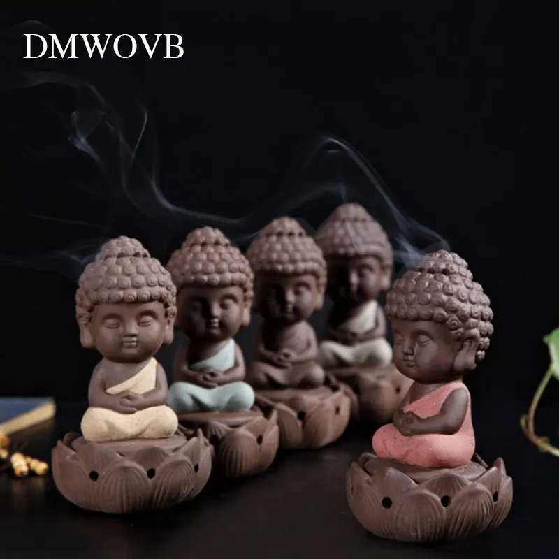 DMWOVB The Little Monk Censer Home Decor Small Buddha Incense Holder Smoke Backflow Incense Burner Use In Home Office Teahouse
DMWOVB The Little Monk Censer Home Decor Small Buddha Incense Holder Smoke Backflow Incense Burner Use In Home Office Teahouse