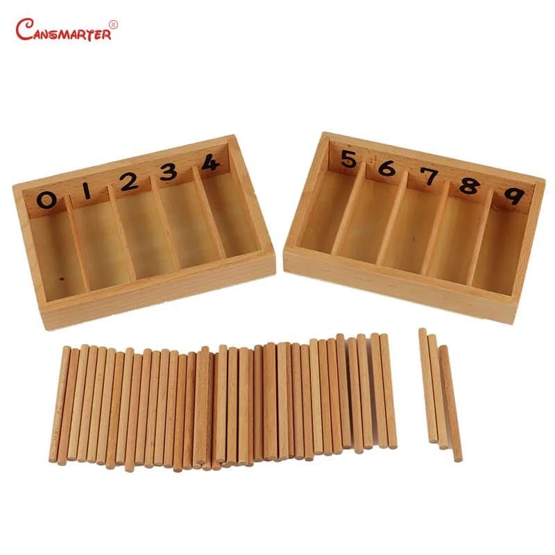 CANSMARTER Montessori Children Teaching Aids Wooden Math Spindle Box Red Sticks Box Numbers Educational Materials Learning Toy
CANSMARTER Montessori Children Teaching Aids Wooden Math Spindle Box Red Sticks Box Numbers Educational Materials Learning Toy