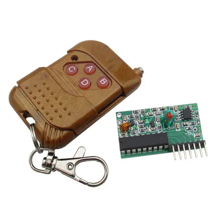 1set IC 2262/2272 4 CH 315Mhz Key Wireless Remote Control Kits Receiver module For arduino
1set IC 2262/2272 4 CH 315Mhz Key Wireless Remote Control Kits Receiver module For arduino