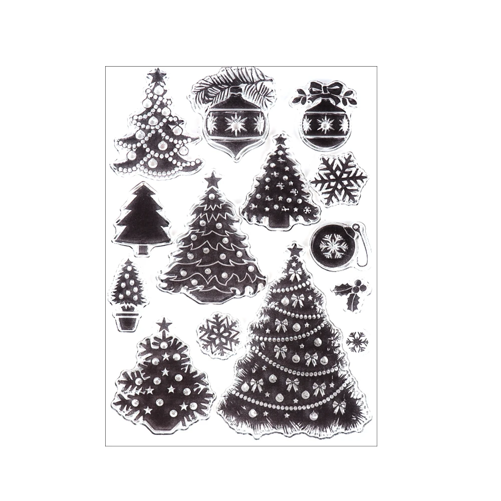 Christmas Tree Transparent Clear Rubber Stamp Silicone Photo Album Card Making Decorative Stamp Sheet DIY Crafts
Christmas Tree Transparent Clear Rubber Stamp Silicone Photo Album Card Making Decorative Stamp Sheet DIY Crafts