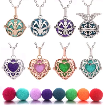 New Aromatherapy Jewelry Butterfly Heart Necklace Vintage Open Lockets Pendants Perfume Essential Oil Diffuser Necklace
New Aromatherapy Jewelry Butterfly Heart Necklace Vintage Open Lockets Pendants Perfume Essential Oil Diffuser Necklace