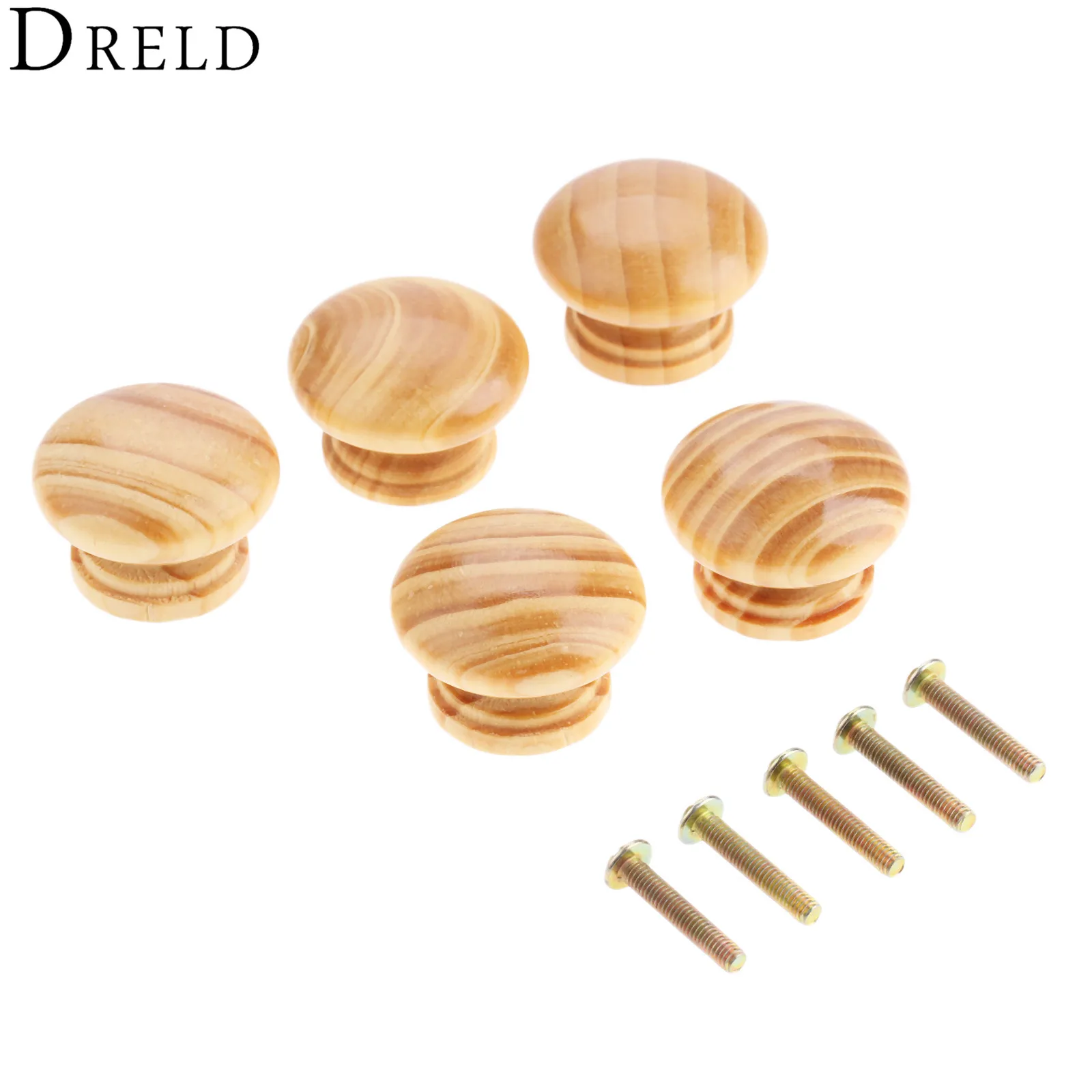 DRELD 5Pcs 34mm Wooden Furniture Handles Furniture Hardware Wood Cabinet Knobs and Handles Kitchen Drawer Wardrobe Door Pulls
DRELD 5Pcs 34mm Wooden Furniture Handles Furniture Hardware Wood Cabinet Knobs and Handles Kitchen Drawer Wardrobe Door Pulls