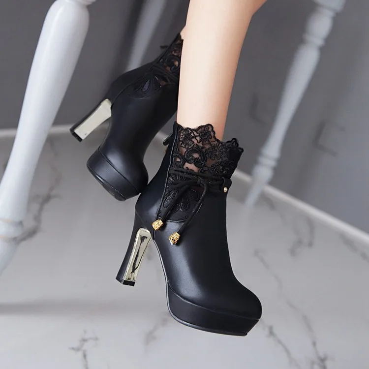Big Size 9 10 11 12 boots women shoes ankle boots for women ladies boots Lace bow tie with metal pendant
Big Size 9 10 11 12 boots women shoes ankle boots for women ladies boots Lace bow tie with metal pendant